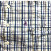 Load image into Gallery viewer, Johnnie-O Shirt Mens Medium Checkered Preppy Academia Surf Logo Career Coastal
