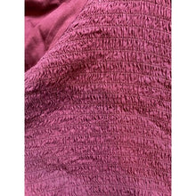 Load image into Gallery viewer, Torrid Crop Top Womens 4 Ruffle Smocked Square Neck Puff Sleeve Maroon Fairycore
