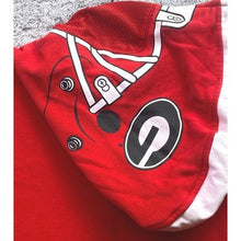 Load image into Gallery viewer, Georgia Bulldogs Hoodie Boys Large Full Zip Face Cover Helmet Athleisure
