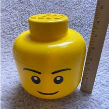 Load image into Gallery viewer, LEGO Iconic Storage Head Small Yellow Container Organizer Collectible New in Box
