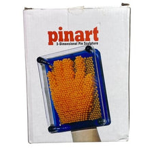 Load image into Gallery viewer, Pin Art 3D Pin Sculpture Red Plastic Pins Sensory Interactive NIB
