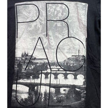 Load image into Gallery viewer, Prague Shirt Womens Small Czech Republic Black Spell Out Vacation Travel
