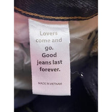 Load image into Gallery viewer, Pacsun Jeans Womens 26 Frayed 90s Boyfriend Blue Black Two Tone High Waisted
