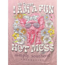 Load image into Gallery viewer, Simply Southern Shirt Womens Medium Funny Hot Mess Mature Everyday Streetwear
