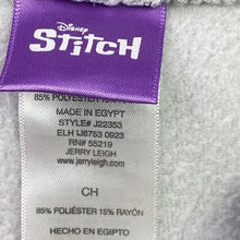 Load image into Gallery viewer, Disney Stitch Hoodie Womens Small Cropped AOP Pullover Sweatshirt Streetwear
