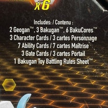 Load image into Gallery viewer, Bakugan Geogan Rising Geogan Brawler Pack Exclusive Geogans Cards Game Toy
