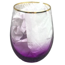 Load image into Gallery viewer, Wine Glass Purple Ombre Funny Tumbler NIB
