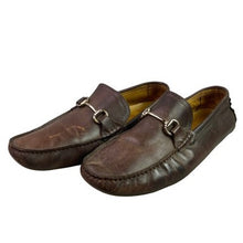 Load image into Gallery viewer, Saks Fifth Avenue Loafers Mens 10.5M Brown Leather Bit Shoes Career Everyday
