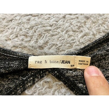 Load image into Gallery viewer, Rag &amp; Bone Jean Sweater Womens Small Open Back Long Sleeve Heathered Pullover
