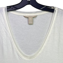 Load image into Gallery viewer, Banana Republic Shirt Womens Extra Large Ivory Tencel Blend Career Office Preppy
