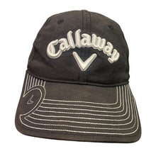 Load image into Gallery viewer, Callaway Baseball Hat Black White Adjustable Odyssey Golf Logo
