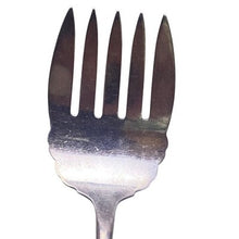 Load image into Gallery viewer, Antique Towle Silverplate Flatware Meat Fork Small Ladle Pat July 9 1888
