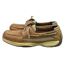 Load image into Gallery viewer, Sperry Top-Siders Mens 12M Tan Leather Boat Shoe Loafers Preppy Everyday
