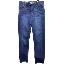 Load image into Gallery viewer, Kancan Jeans Womens 11/29 Frayed Hem Logo Normalcore Preppy Academia Festival
