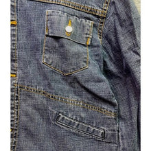 Load image into Gallery viewer, Bruno Boss Jacket Mens Small Denim Hooded Grunge Preppy Everyday Streetwear
