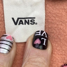 Load image into Gallery viewer, Vans Hoodie Womns Extra Small Oversized Cropped Hooded Pull Over Skate Grunge
