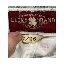 Load image into Gallery viewer, Lucky Brand Jeans Womens 2/26 Sweet'N Crop White Academia Prepp Everyday
