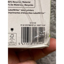 Load image into Gallery viewer, New Authentic DYMO 30334 Labels (2-1/4&quot; x 1-1/4&quot;) -1000 labels
