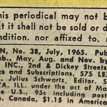 Load image into Gallery viewer, 1964 Green Lantern DC Comic Book #38 12 Cent Advertising
