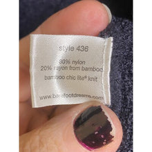 Load image into Gallery viewer, Barefoot Dreams Cardigan Womens Extra Large Waterfall Open Front Black
