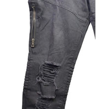Load image into Gallery viewer, FLY SOCIETY Jeans Mens 42x32 Moto Distressed Streetwear Urban Skate Punk
