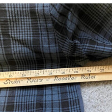 Load image into Gallery viewer, Paul Smith Shirt Mens Medium Blue Plaid Side Zip Italy Academia Preppy
