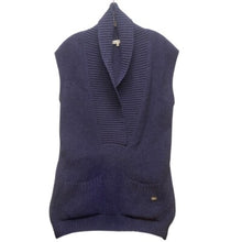 Load image into Gallery viewer, Lacoste Sweater Vest Womens 38 Small Wool Knit Preppy Sustainable Vintage Ladies
