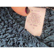 Load image into Gallery viewer, VTG Jeffrey &amp; Dara Jumpsuit Womens 16 Teal Green Wide Leg Palazzo Retro 90s USA
