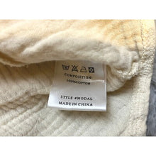 Load image into Gallery viewer, Gauzy Shirt Womens Small Beige Button Down Costal Beachy Swimsuit Cover-up NWT
