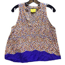 Load image into Gallery viewer, Maeve Anthropologie Blouse Womens 4 Small Purple Sleeveless Festival Flowy Rayon
