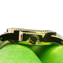 Load image into Gallery viewer, Techno King Watch Mens Iced Hip Hop Crystals Stainless Steel Water Resistant
