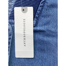 Load image into Gallery viewer, Anthropologie Jacket Womens Large Denim Bomber Snap Preppy Academia Everyday NWT

