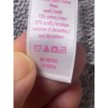 Load image into Gallery viewer, Justice Sweater Womens 16 Metallic Open Front Waterfall Cardigan Gray Frenchie
