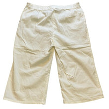 Load image into Gallery viewer, Chico's Pants Womens Size 2.5 Cropped Wide Leg Culottes Career Casual White
