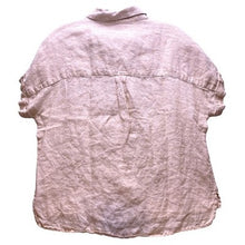 Load image into Gallery viewer, Tahari Blouse Womens Extra Large Organic Linen Beige Mature Office Professional
