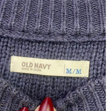 Load image into Gallery viewer, Old Navy Sweater Womens Medium Cable Knit Preppy Academia Office Career Chunky
