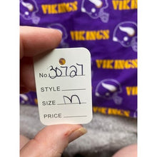 Load image into Gallery viewer, Minnesota Vikings Scrub Top Mens Medium AOP Spell Out Uniform Career Office
