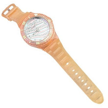 Load image into Gallery viewer, Geneva Watch Womens Jelly Band Bling Crystal Rhinestones Zebra Silicone NEW
