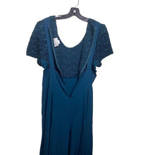 Load image into Gallery viewer, VTG Jeffrey &amp; Dara Jumpsuit Womens 16 Teal Green Wide Leg Palazzo Retro 90s USA
