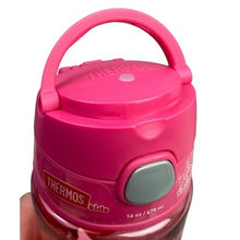 Load image into Gallery viewer, Thermos Water Bottle 16 oz. Kid's Funtainer Plastic Hydration Spout Lid Set of 2

