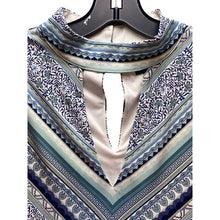 Load image into Gallery viewer, White House Black Market Sleeveless Top Womens 1X Keyhole Neck Blue Mature
