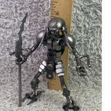 Load image into Gallery viewer, Predator Figurine Scrap Metal Art Industrial Steampunk Alien Warrior Statue
