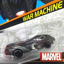 Load image into Gallery viewer, Lot of 2 Hot Wheels Marvel Hawkeye &amp; War Machine Collectible NIP
