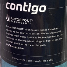 Load image into Gallery viewer, Contigo Water Bottle 24 oz Ashland Blue BPA Free Auto Spout Leak Proof Lid
