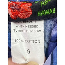 Load image into Gallery viewer, Hawaiian Shirt Boys 6 Hawaii Islands Palm Trees Beachy Coastal Button Down
