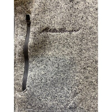 Load image into Gallery viewer, Eddie Bauer Sweater Mens Large Gray Pullover Quarter Zip Outdoor Fleece
