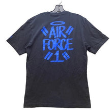 Load image into Gallery viewer, Nike Shirt Mens Medium Big Spellout Haze Streetwear HipHop Air Force 1 Black
