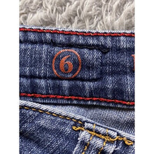 Load image into Gallery viewer, Liverpool Jeans Womens 6 Flared Union Jack Pocket Academia Preppy Lucy Bootcut
