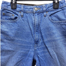 Load image into Gallery viewer, Pacsun Jeans Womens 26 Frayed 90s Boyfriend Blue Black Two Tone High Waisted
