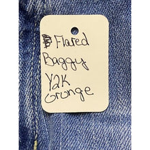Load image into Gallery viewer, GAP Premium Flare Jeans Womens 14 reg. Flared Baggy Denim Wide Leg Grunge
